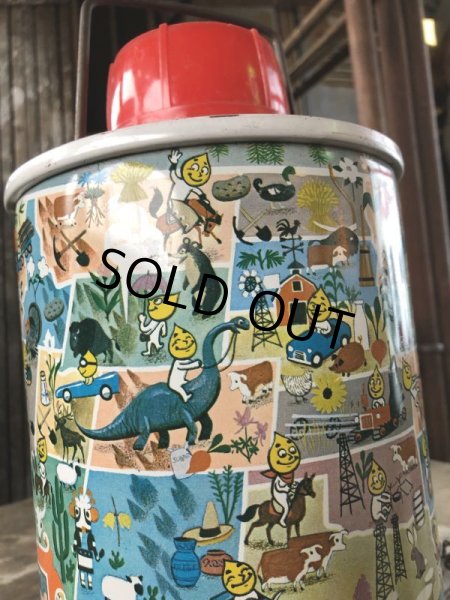 画像12: 60s Vintage Esso Advertising Happy Motoring! Thermos Bottle (B742)  (12)