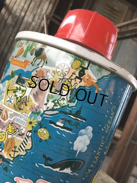 画像9: 60s Vintage Esso Advertising Happy Motoring! Thermos Bottle (B742)  (9)