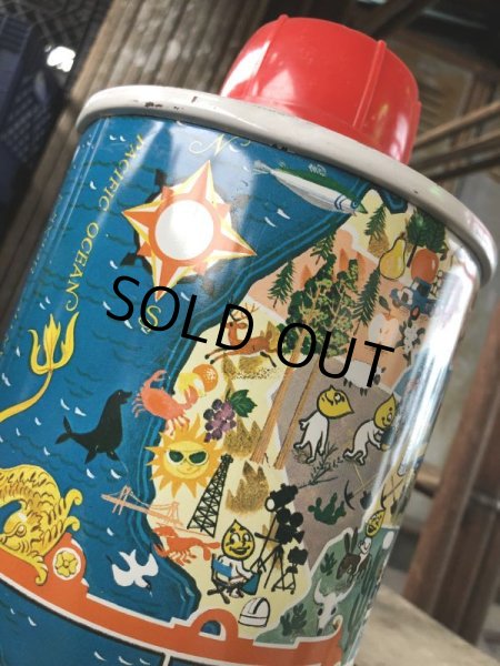 画像15: 60s Vintage Esso Advertising Happy Motoring! Thermos Bottle (B742)  (15)