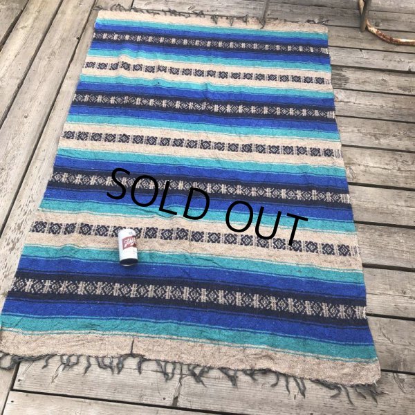 画像2: Vintage Mexican Rug #G (B747) (2)