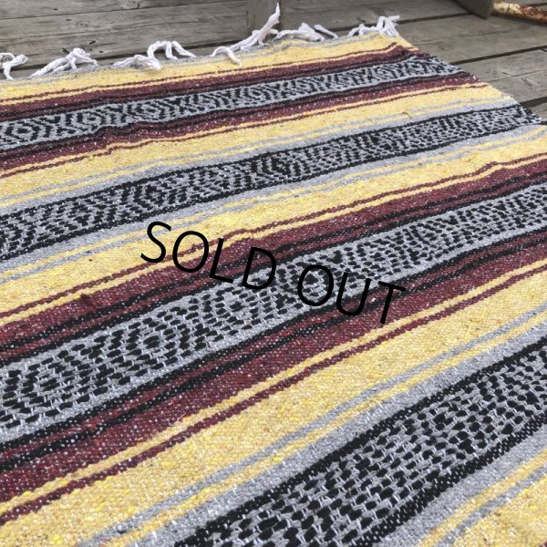 画像4: Vintage Mexican Rug #K (B751) (4)