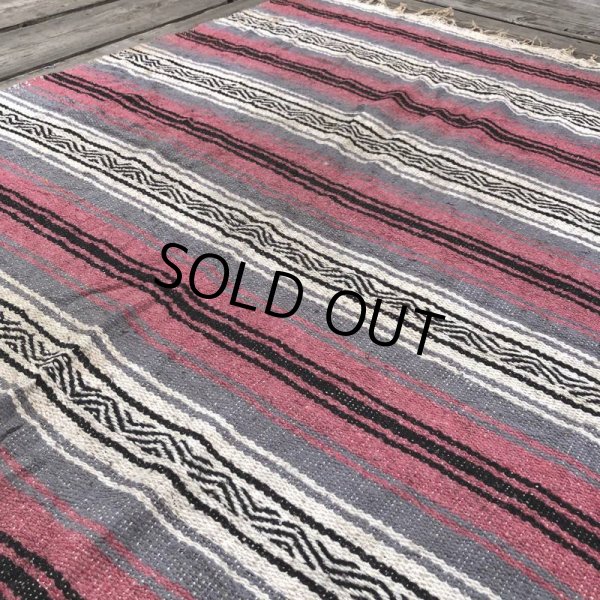 画像8: Vintage Mexican Rug #R (B758) (8)