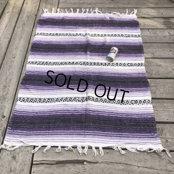 画像2: Vintage Mexican Rug #C (B743) (2)