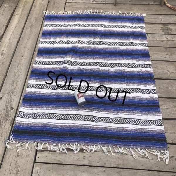 画像2: Vintage Mexican Rug #D (B744) (2)