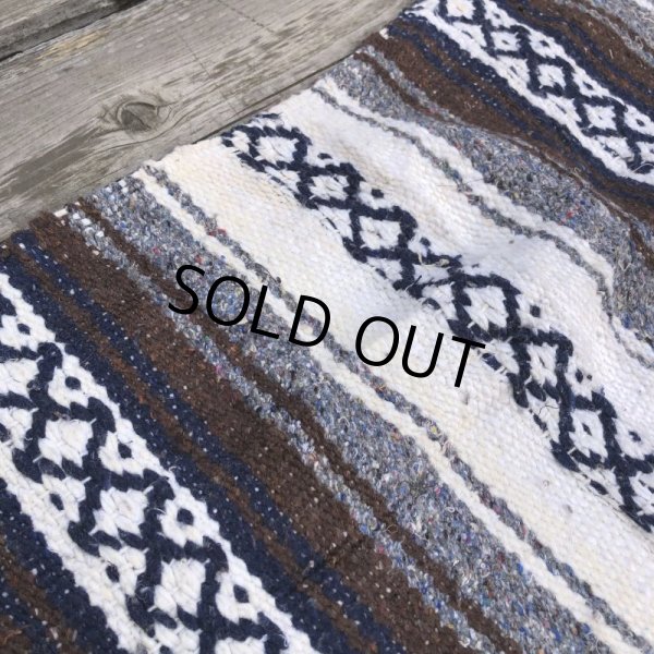 画像4: Vintage Mexican Rug #A (B741) (4)
