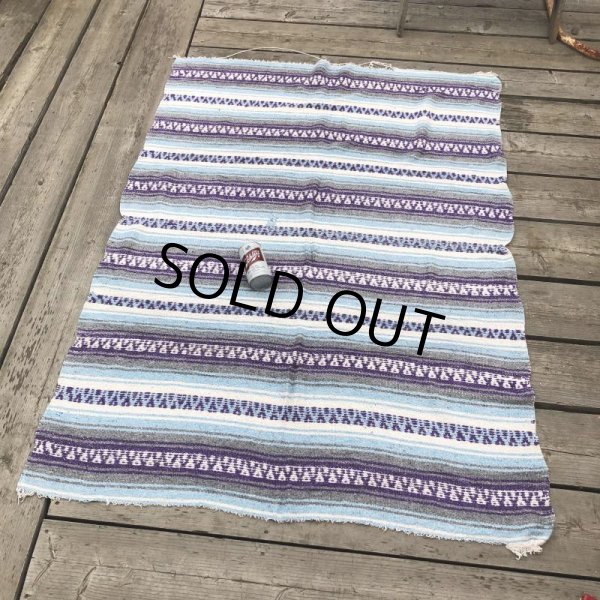 画像2: Vintage Mexican Rug #I (B749) (2)