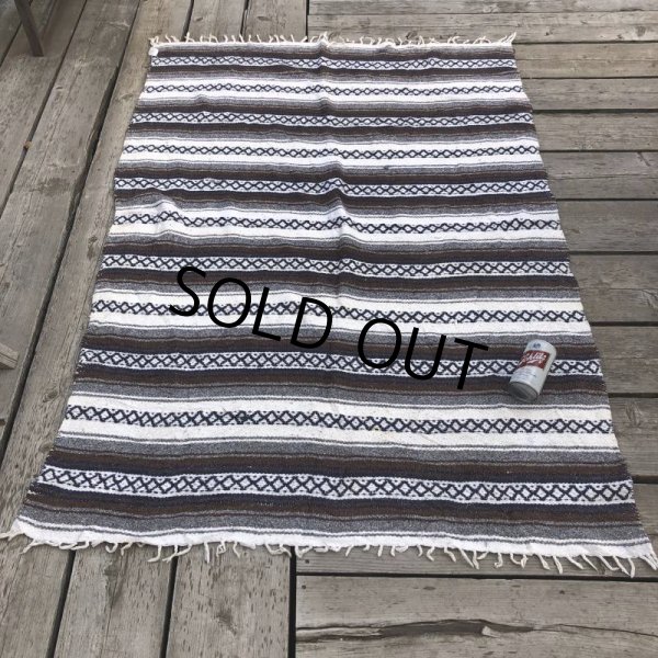 画像2: Vintage Mexican Rug #A (B741) (2)