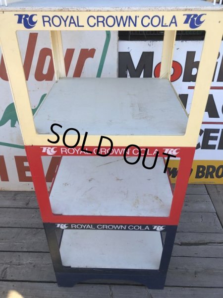 画像12: 【店舗引き取り限定】 Vintage ROYAL CROWN RC COLA Soda Store Advertising Display Bottle Rack (B760) (12)