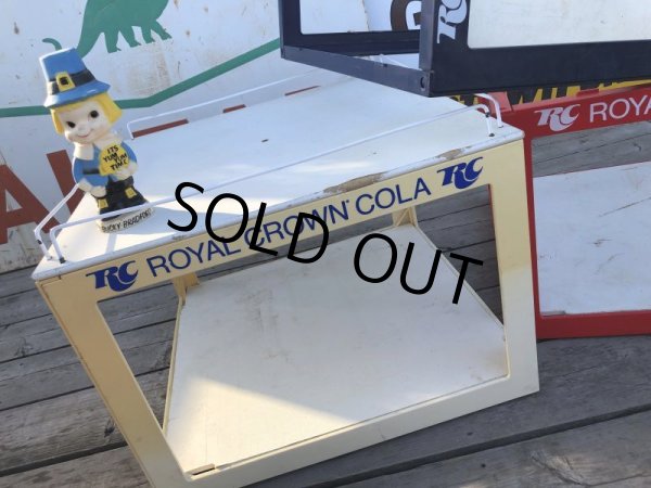 画像15: 【店舗引き取り限定】 Vintage ROYAL CROWN RC COLA Soda Store Advertising Display Bottle Rack (B760) (15)