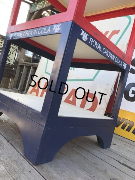 画像7: 【店舗引き取り限定】 Vintage ROYAL CROWN RC COLA Soda Store Advertising Display Bottle Rack (B760) (7)
