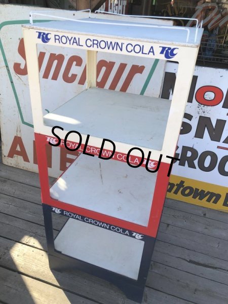 画像4: 【店舗引き取り限定】 Vintage ROYAL CROWN RC COLA Soda Store Advertising Display Bottle Rack (B760) (4)
