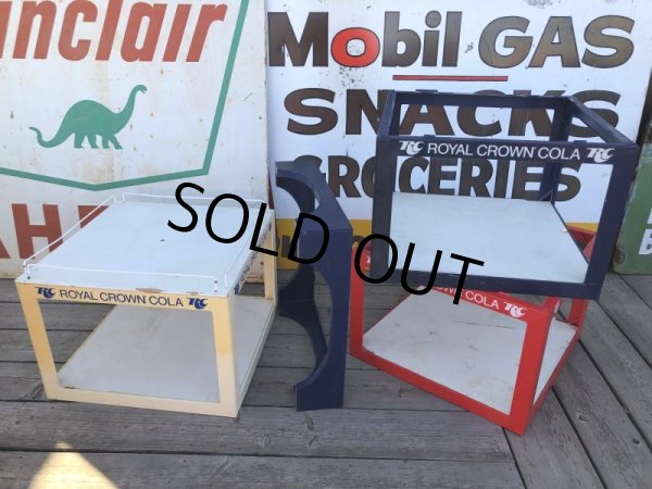 画像8: 【店舗引き取り限定】 Vintage ROYAL CROWN RC COLA Soda Store Advertising Display Bottle Rack (B760) (8)