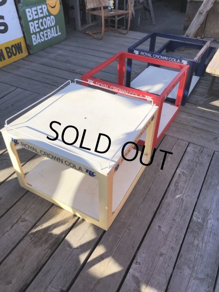 画像13: 【店舗引き取り限定】 Vintage ROYAL CROWN RC COLA Soda Store Advertising Display Bottle Rack (B760) (13)