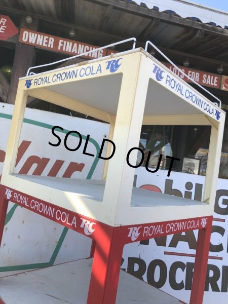 画像5: 【店舗引き取り限定】 Vintage ROYAL CROWN RC COLA Soda Store Advertising Display Bottle Rack (B760) (5)