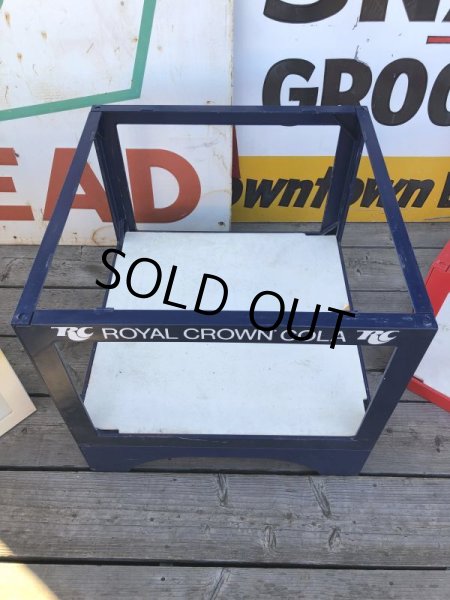画像10: 【店舗引き取り限定】 Vintage ROYAL CROWN RC COLA Soda Store Advertising Display Bottle Rack (B760) (10)