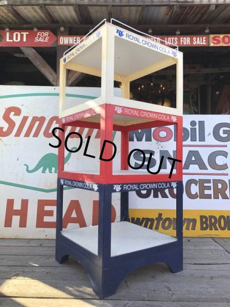 画像3: 【店舗引き取り限定】 Vintage ROYAL CROWN RC COLA Soda Store Advertising Display Bottle Rack (B760) (3)