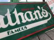 画像10: 【店舗引き取り限定】Vintage Nathan's Famous Hot Dog Advertising Store Display Sign Huge!!! (B762) (10)