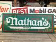 画像22: 【店舗引き取り限定】Vintage Nathan's Famous Hot Dog Advertising Store Display Sign Huge!!! (B762) (22)