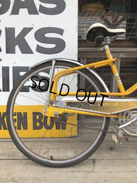 画像5:  【店舗引き取り限定】Vintage Penneys SLIGHT WEIGHT 1 Yellow 24" Bicycle (B767) (5)