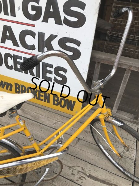 画像13:  【店舗引き取り限定】Vintage Penneys SLIGHT WEIGHT 1 Yellow 24" Bicycle (B767) (13)