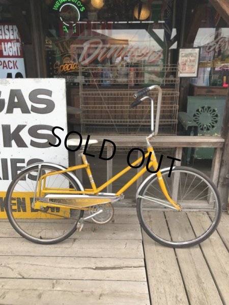 画像4:  【店舗引き取り限定】Vintage Penneys SLIGHT WEIGHT 1 Yellow 24" Bicycle (B767) (4)