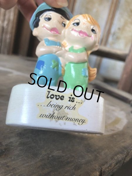 画像3: 80s Vintage Kim Casali LOVE IS FOR SHARING Ceramic Figurine (B773) (3)