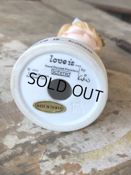 画像2: 70s Vintage Kim Casali LOVE IS FOR SHARING Ceramic Figurine (B771) (2)