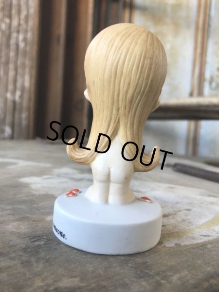 画像6: 70s Vintage Kim Casali LOVE IS FOR SHARING Ceramic Figurine (B772) (6)