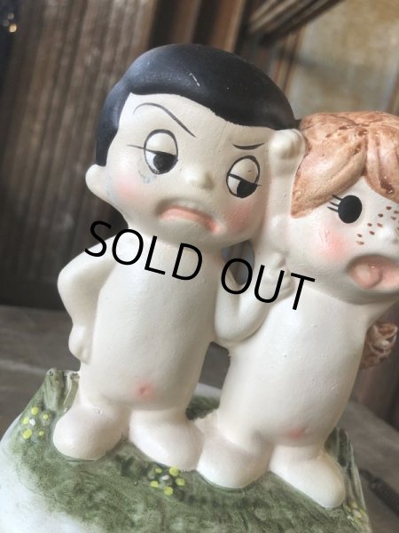 画像3: 70s Vintage Kim Casali LOVE IS FOR SHARING Ceramic Music box (B775) (3)