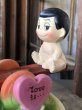 画像3: 70s Vintage Kim Casali LOVE IS FOR SHARING Ceramic Music box (B774) (3)