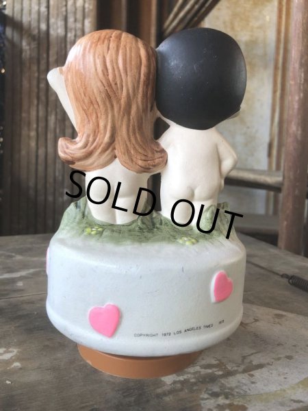 画像7: 70s Vintage Kim Casali LOVE IS FOR SHARING Ceramic Music box (B775) (7)