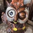 画像10: 60s Vintage Wise Winking Waving Owl Cookie Jar (B776) (10)