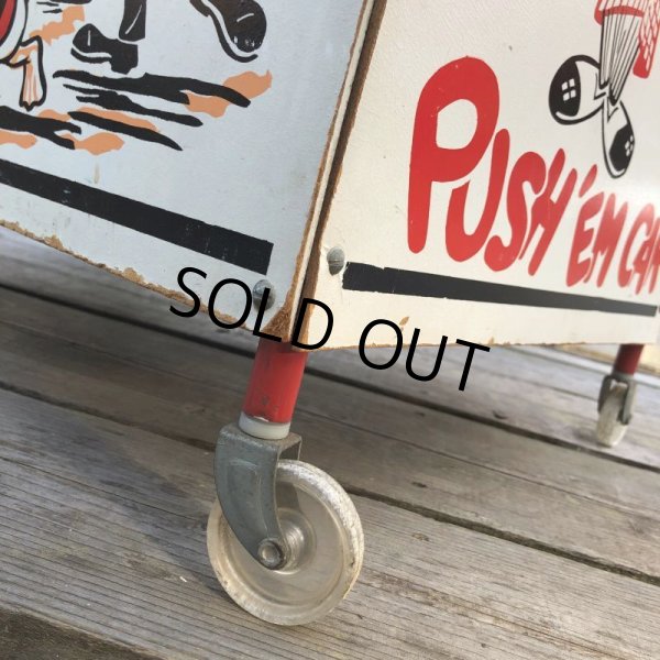 画像23: 50s Vintage Disney Mickey Mouse Club Push'Em Car Toy Box (B778) (23)
