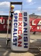 画像20: Vintage Advertising SPANISH MEXICAN SPECIALIST Store Display Sign (B779) (20)