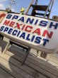 画像19: Vintage Advertising SPANISH MEXICAN SPECIALIST Store Display Sign (B779) (19)