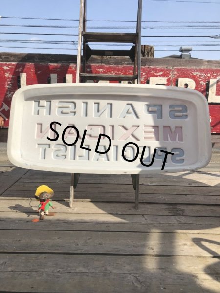 画像2: Vintage Advertising SPANISH MEXICAN SPECIALIST Store Display Sign (B779) (2)