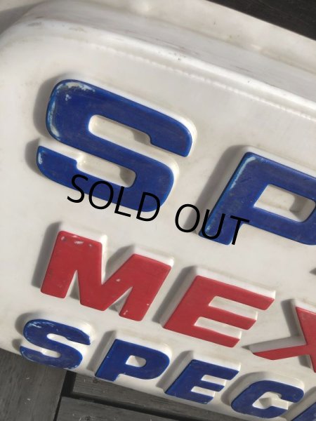 画像7: Vintage Advertising SPANISH MEXICAN SPECIALIST Store Display Sign (B779) (7)