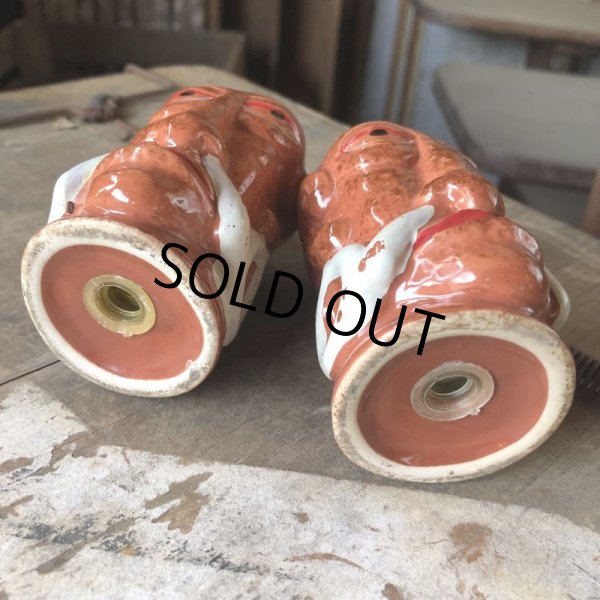 画像7:  Vintage Hawaiiana Bali Hai Shelter Island Restaurant Mr. Bali Hai Tiki S&P Shaker (B787) (7)