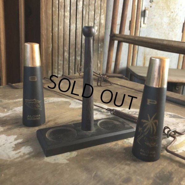 画像4:  Vintage Hawaiana ALOHA HAWAII S&P Shaker (B788) (4)