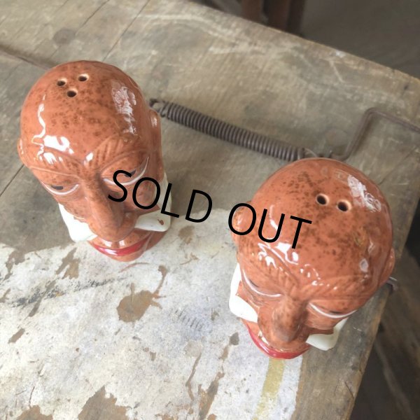 画像6:  Vintage Hawaiiana Bali Hai Shelter Island Restaurant Mr. Bali Hai Tiki S&P Shaker (B787) (6)