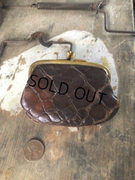 画像7: Vintage Small Leather Wallet (B794) (7)