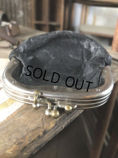 画像2: Vintage Small Leather Wallet (B795) (2)