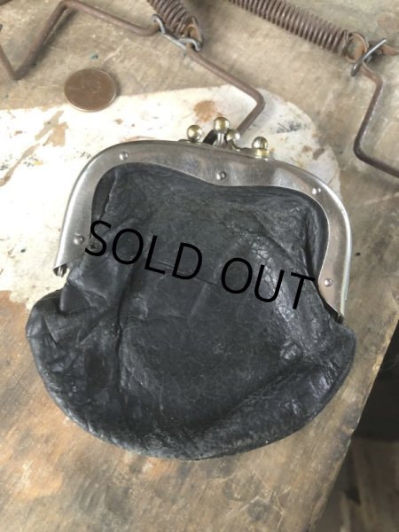 画像9: Vintage Small Leather Wallet (B795) (9)