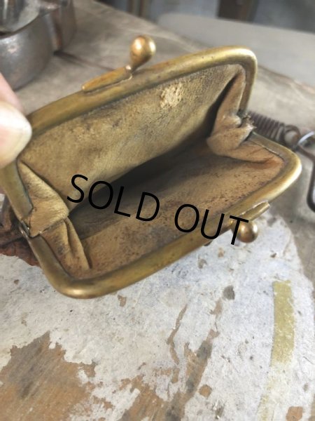 画像2: Vintage Small Leather Wallet (B794) (2)