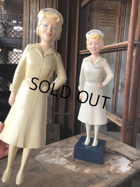 画像29: 50s Vintage Advertising Miss Curity Counter Display Statue Figure 53cm (B797) (29)