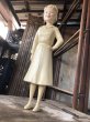 画像17: 50s Vintage Advertising Miss Curity Counter Display Statue Figure 48cm (B798) (17)