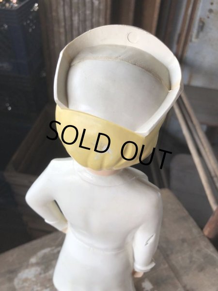 画像11: 50s Vintage Advertising Miss Curity Counter Display Statue Figure 53cm (B797) (11)