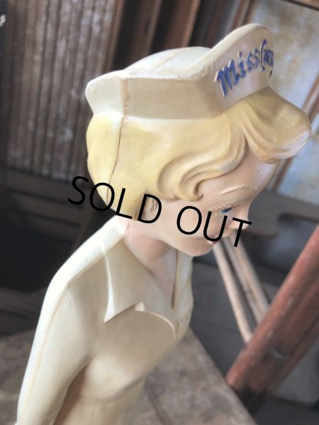 画像13: 50s Vintage Advertising Miss Curity Counter Display Statue Figure 48cm (B798) (13)