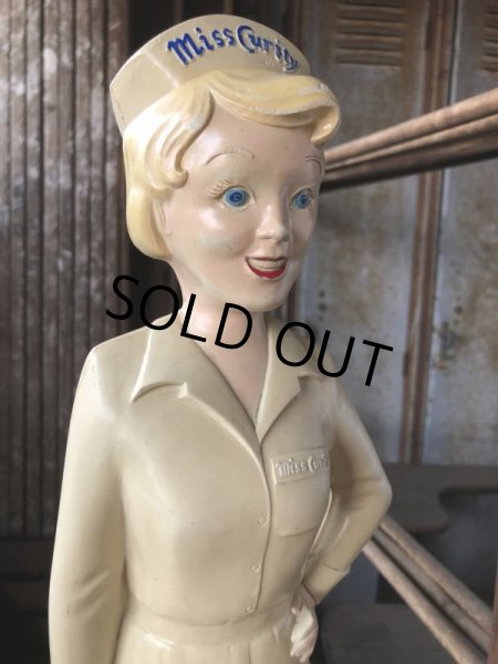 画像20: 50s Vintage Advertising Miss Curity Counter Display Statue Figure 48cm (B798) (20)