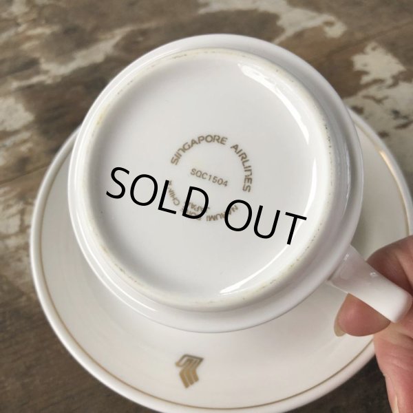 画像12: Vintage Singapore Airlines Cup & Saucer (B799) (12)